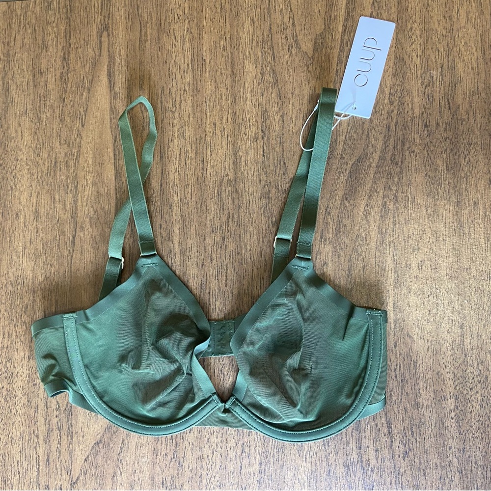 Cuup 30D plunge mesh bra